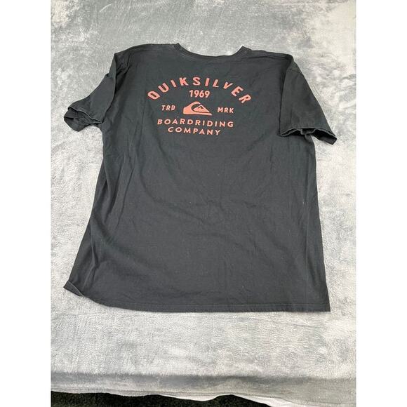 Men’s Quiksilver 2XL Black Graphic T-Shirt – Good Condition - Picture 2 of 10